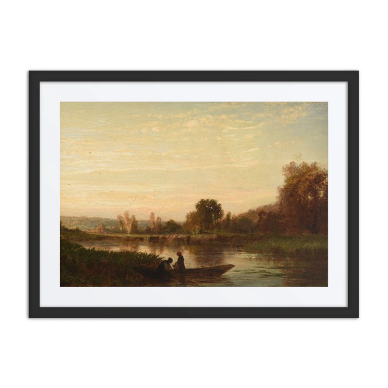 Paysage Avec Cours d’Eau