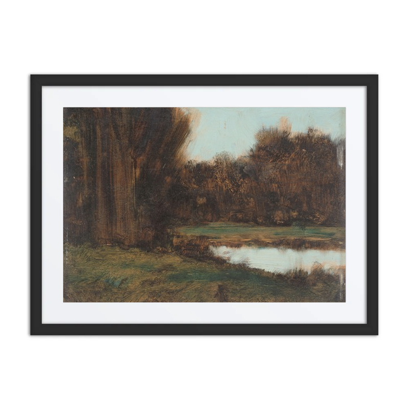 Paysage d’Alsace, une Mare