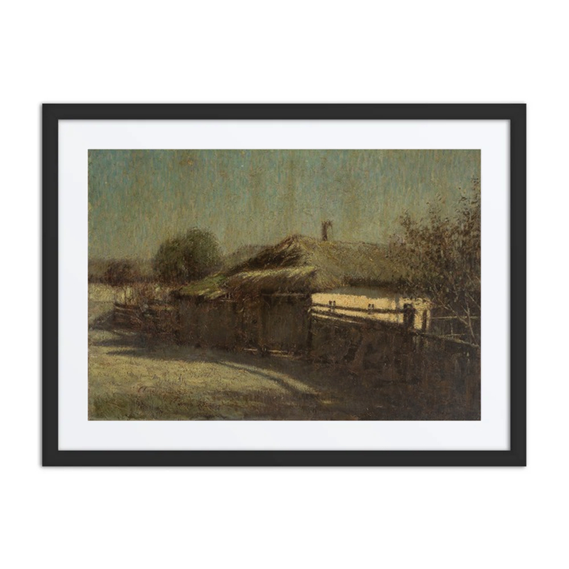 Peasant Cottage in Moonlight