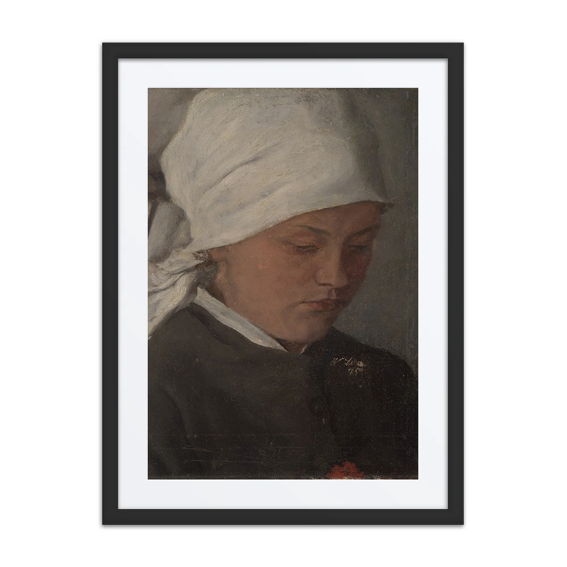 Peasant Girl with White Headcloth