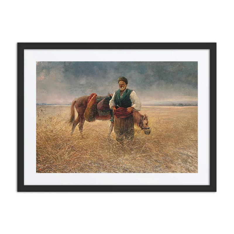Peasant with a Donkey