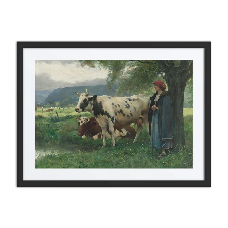 Peasant Woman with Cows