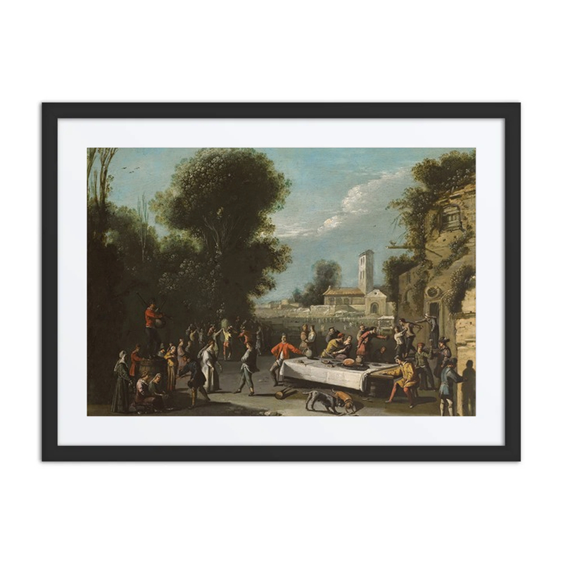 Peasants Carousing and Feasting