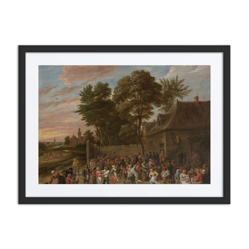 Peasants Dancing and Feasting