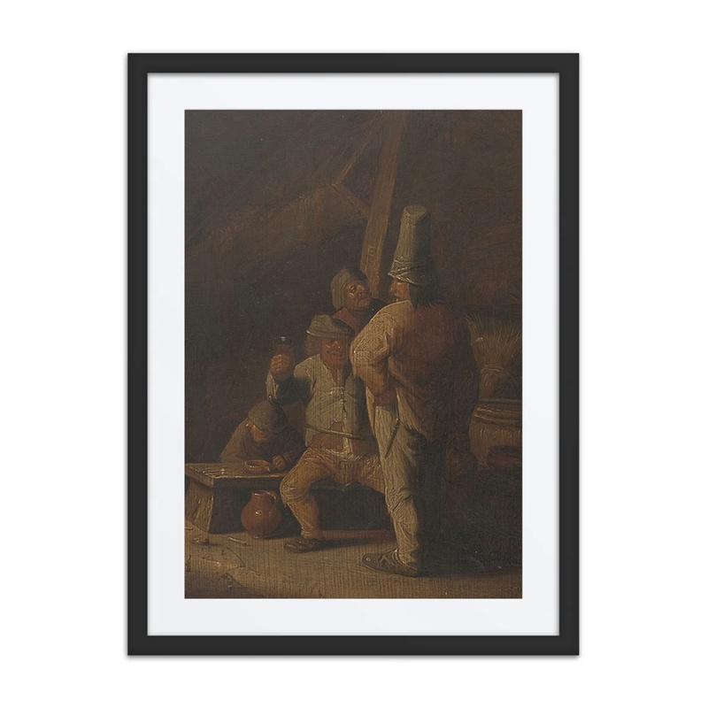 Peasants Drinking Wine
