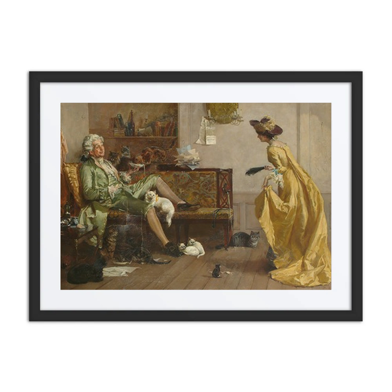 Peg Woffington Visiting an Eccentric Cat Lover