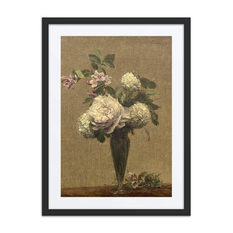 Peonies and Snowball Flowers