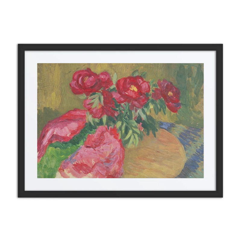 Peonies on a Table