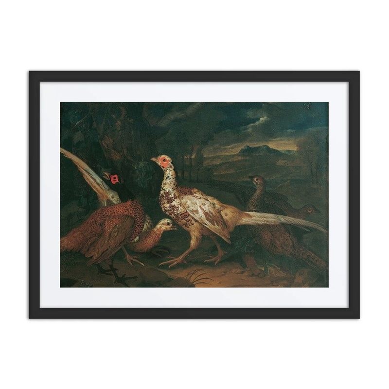 Pheasants in a Landscape