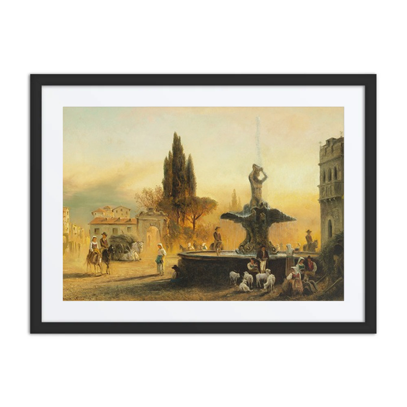 Piazza Barberini in Rom