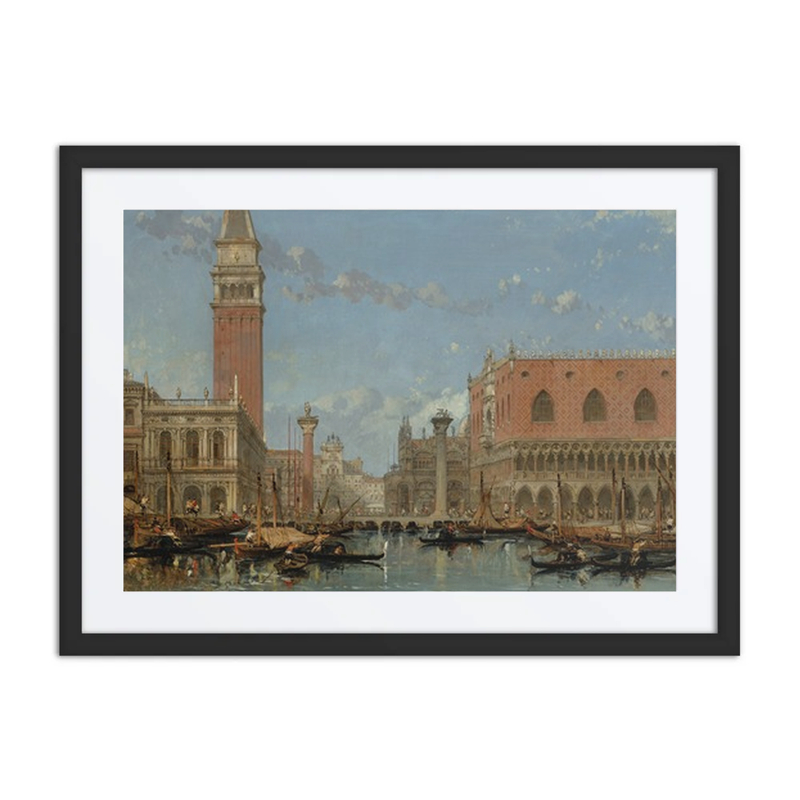 Piazza of St Mark from the Canal, Venice