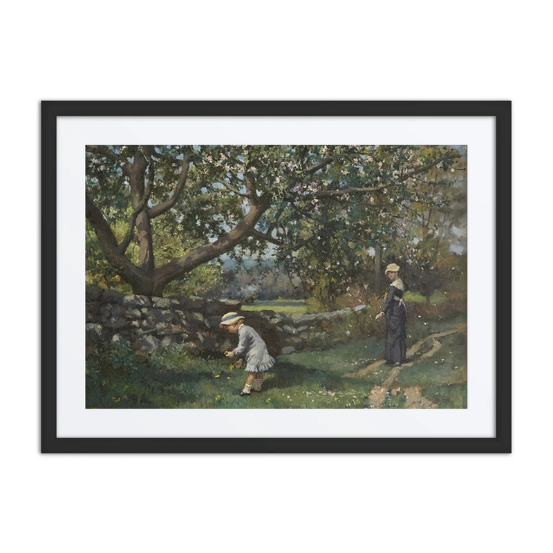 Picking up Spring Flowers