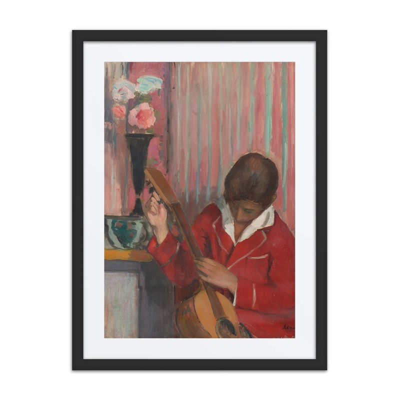 Pierre Lebasque Playing Guitar