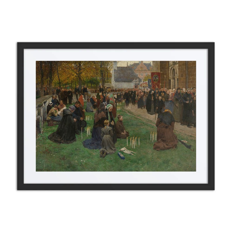 Pilgrims at Church