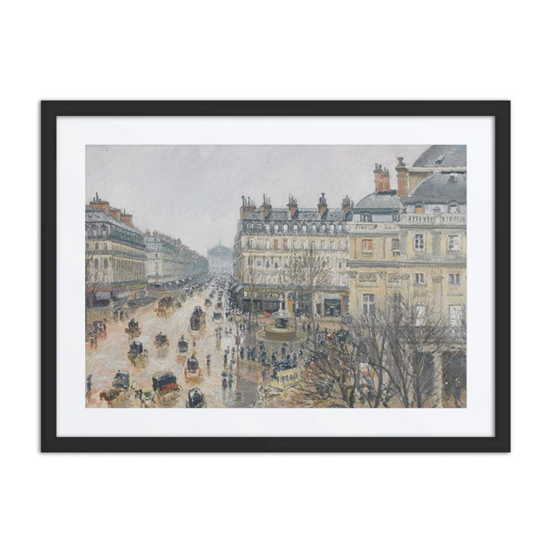 Place du Théâtre Français, Paris; Rain