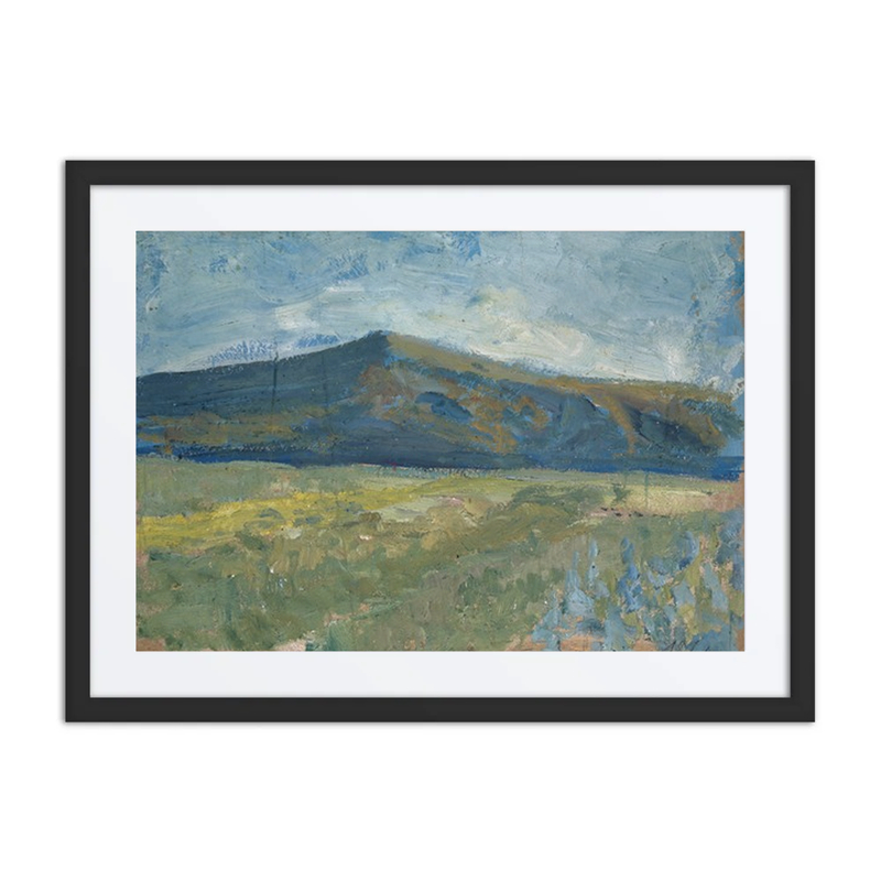 Plain with Bare Mountain