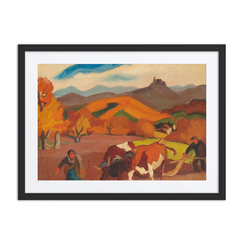 Plowing Scene