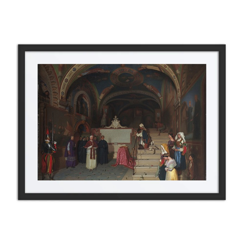 Pope Gregory XVI Visiting the Church of San Benedetto at Subiaco