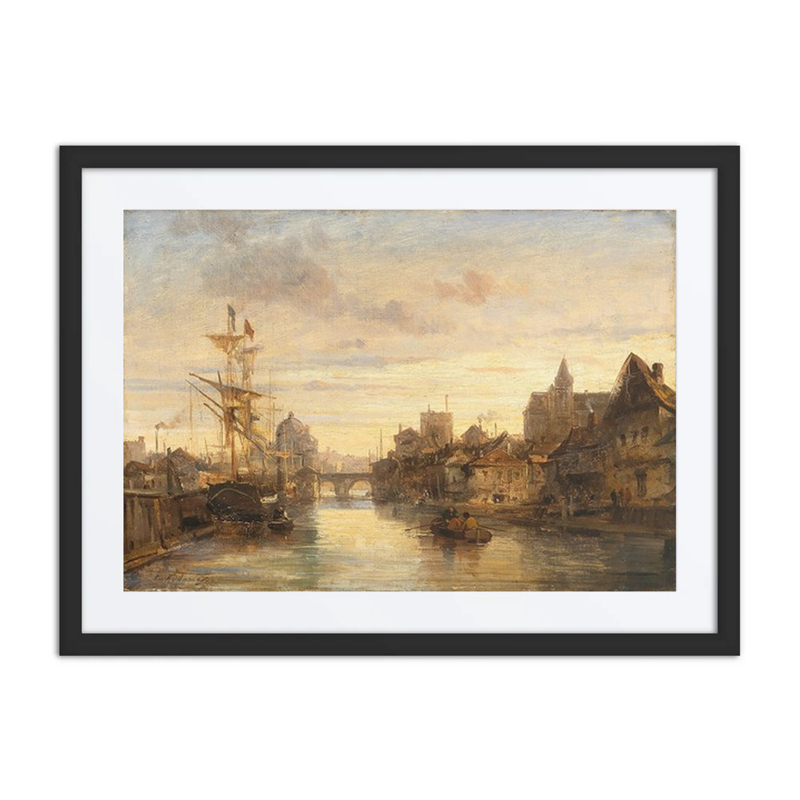 Port Scene in Amsterdam