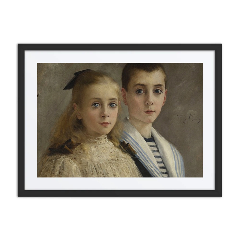 Portrait de Jean et Jeanne, les Enfants du Professeur Joffroy