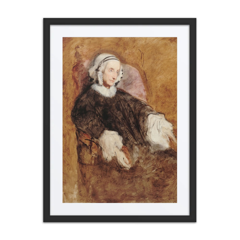 Portrait de la Reine Marie-Amélie en Deuil