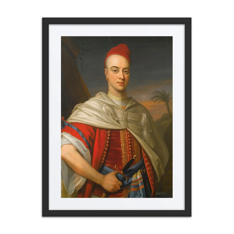 Portrait of a Gentleman in Moroccan Dress