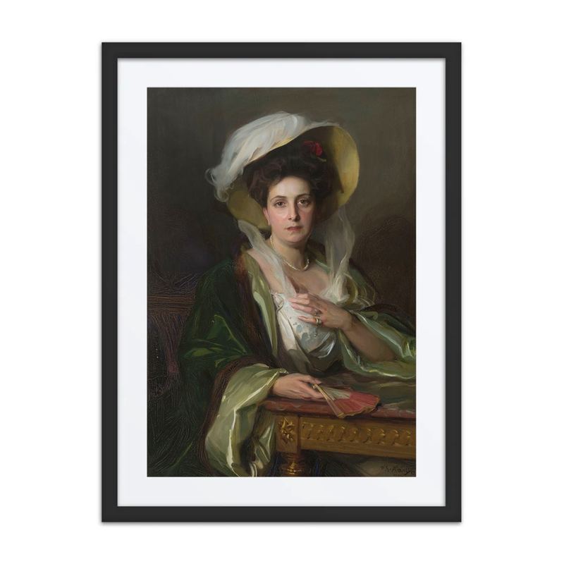 Portrait of a Lady in a Large Hat