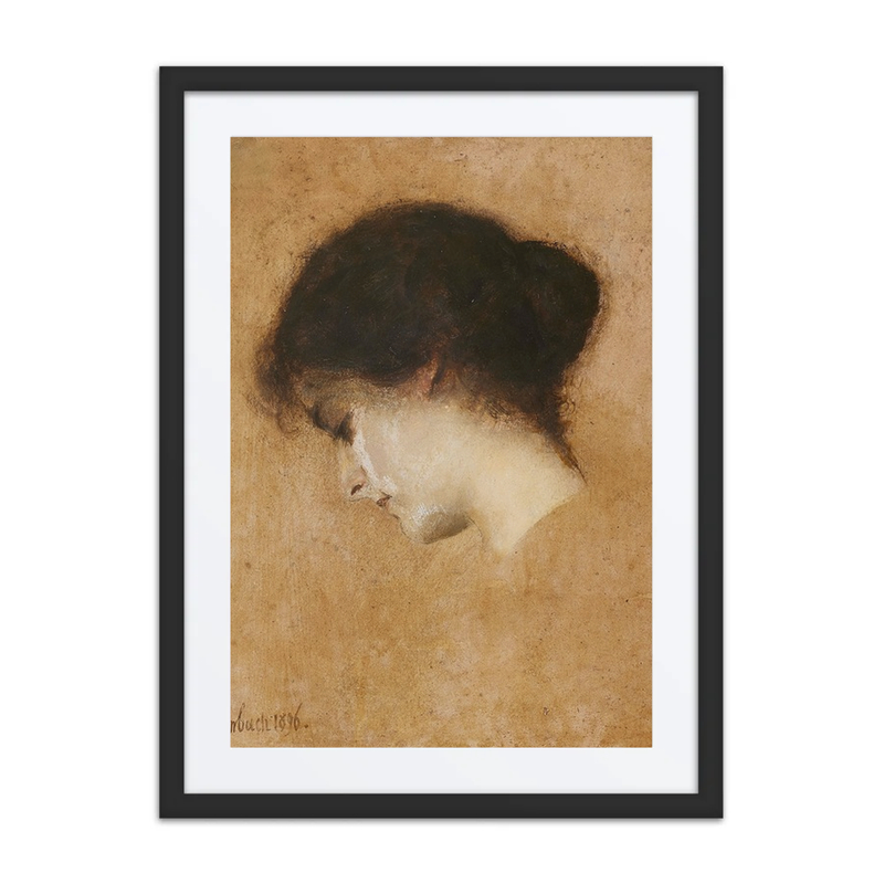 Portrait of a Lady in Profile – Likely Eleonora Duse