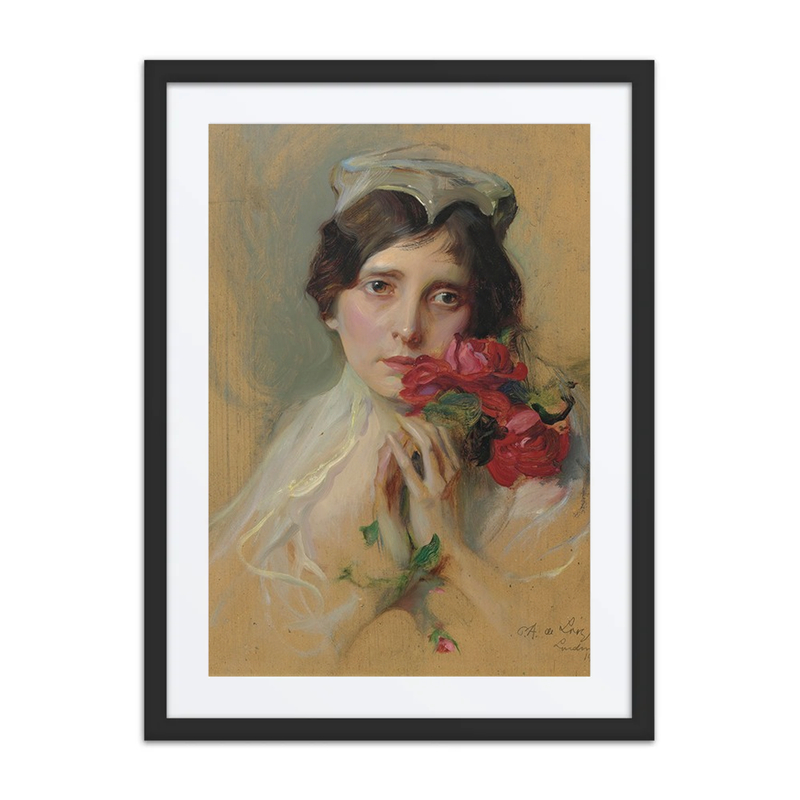 Portrait of a Lady with Roses