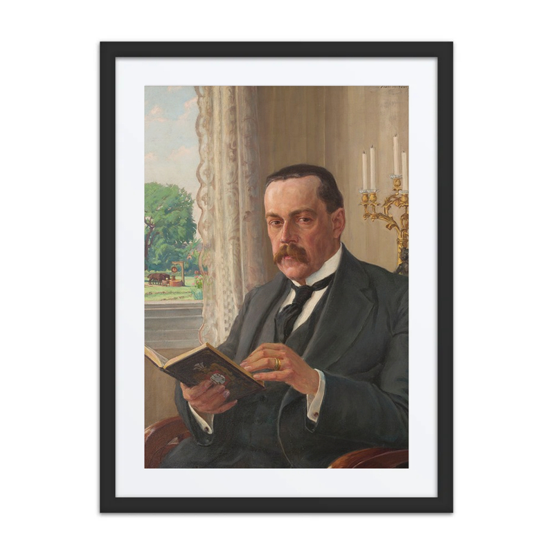 Portrait of a Man Reading