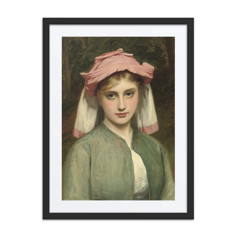 Portrait of a Young Girl in a Forest