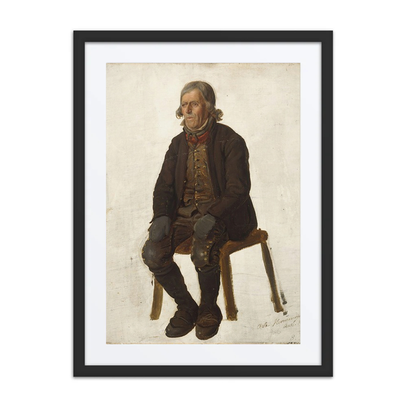 Portrait of Asle Hermandsøn from Hallingdal