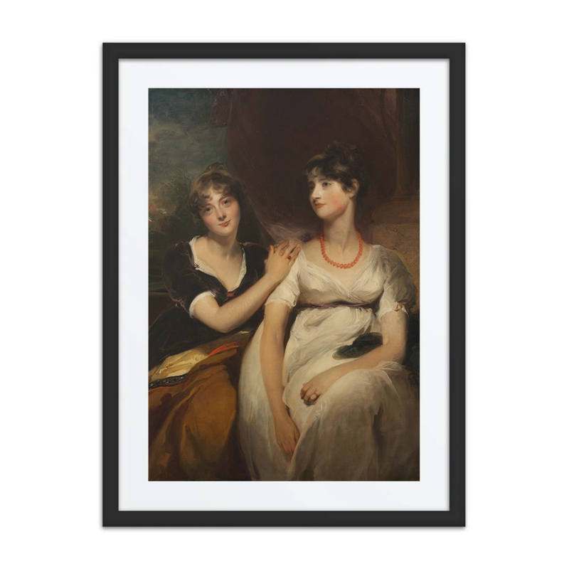Portrait of Charlotte and Sarah Carteret-Hardy