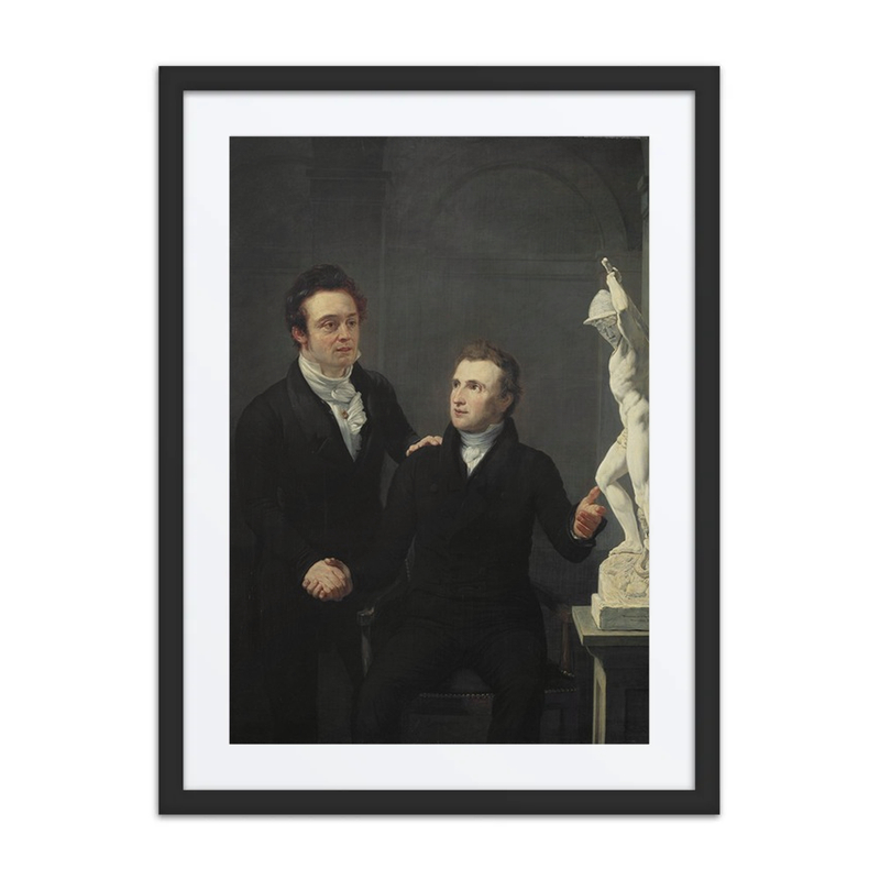 Portrait of Louis Royer and Albertus Bernardus Roothaan