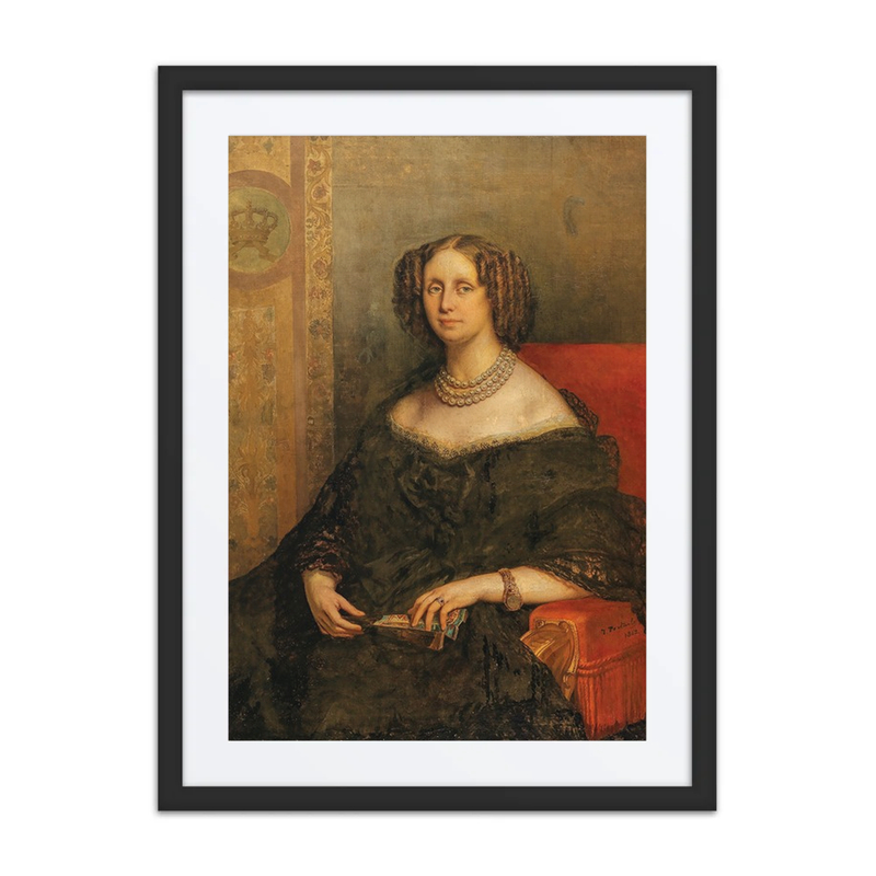 Portrait of Louise d’Orléans, Queen of Belgium