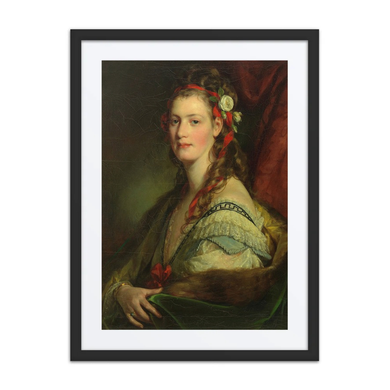 Portrait of Marie Paterno, Later Amerling, or Hoyos (Fourth Wife of the Artist)