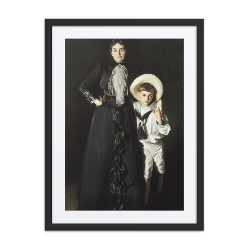 Portrait of Mrs. Edward l. Davis and Her Son, Livingston Davis