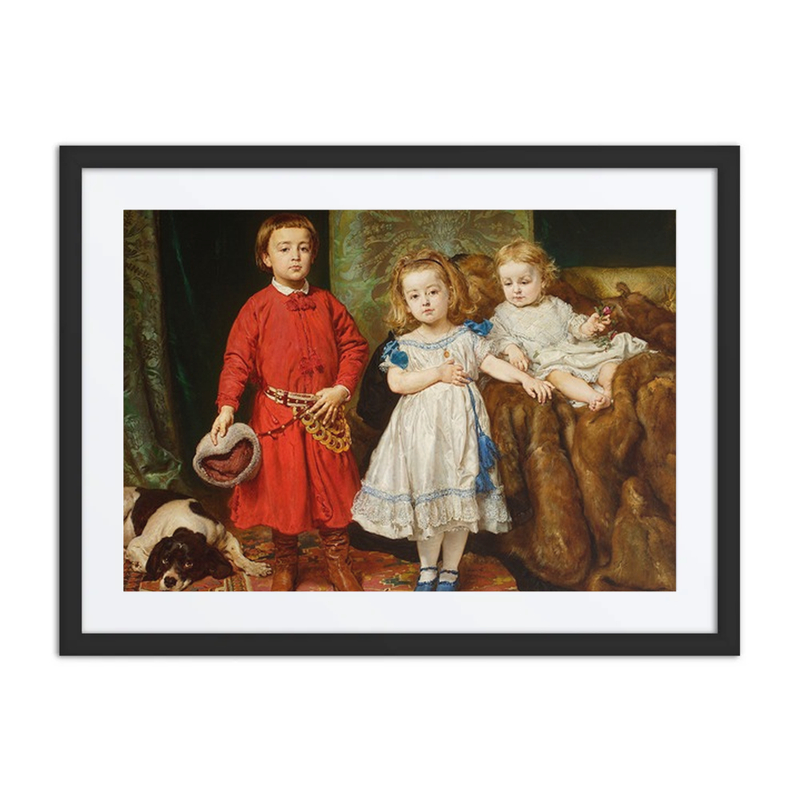 Portrait of Tadeusz, Helena, and Beata Matejko