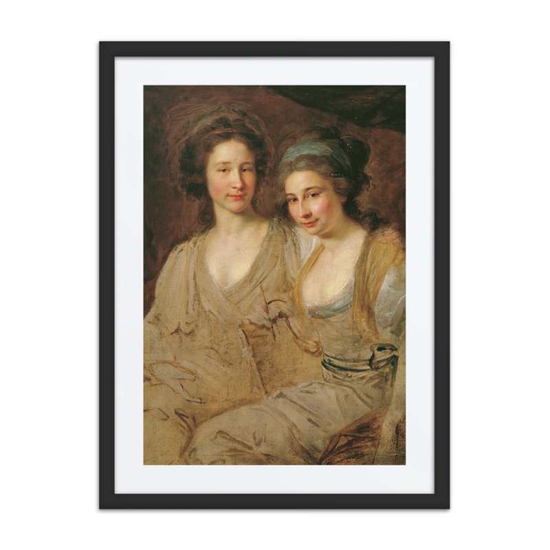 Portrait of the Countess Caroline and Zoë Thomatis