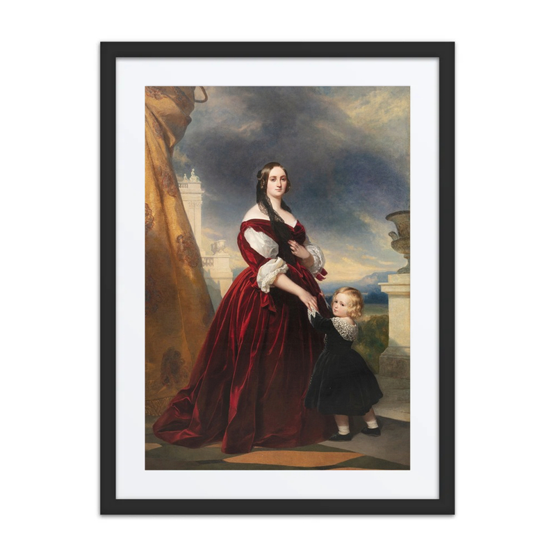 Portrait of the Countess Duchâtel with Her Son, Vicomte Charles Tanneguy Duchâtel