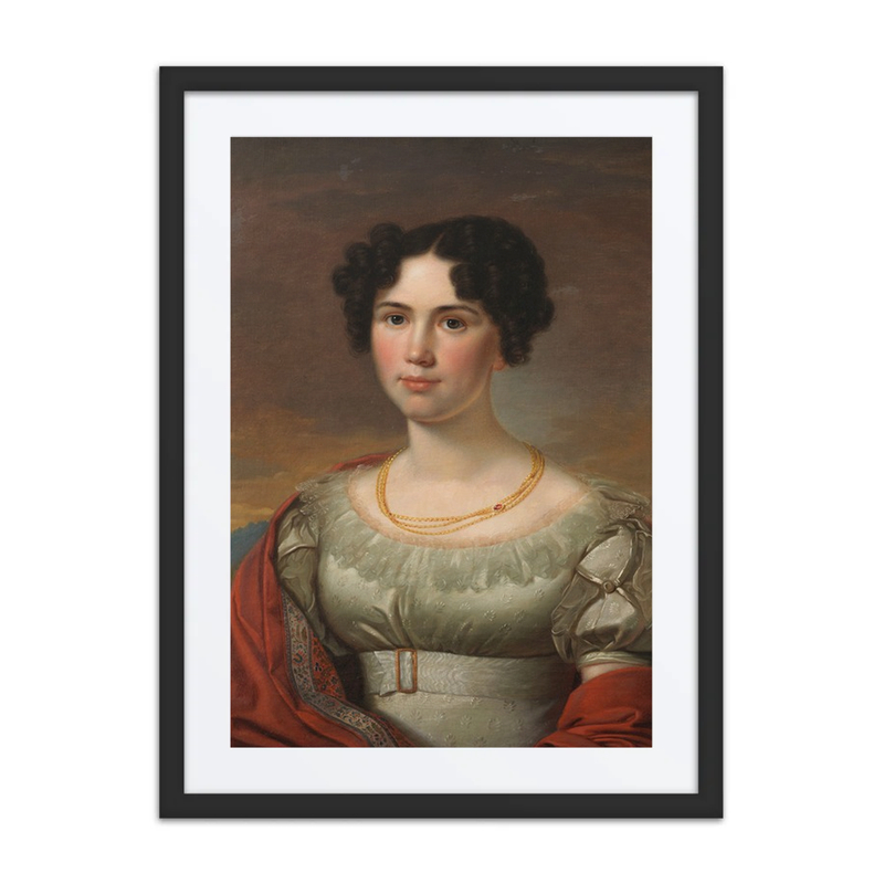 Porträt Einer Jungen Dame