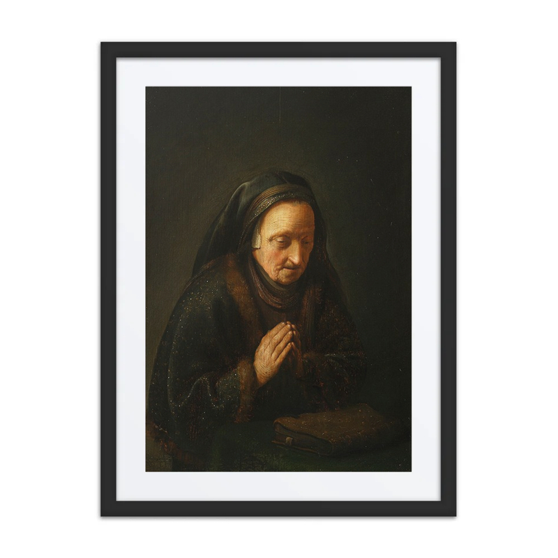 Praying Old Woman
