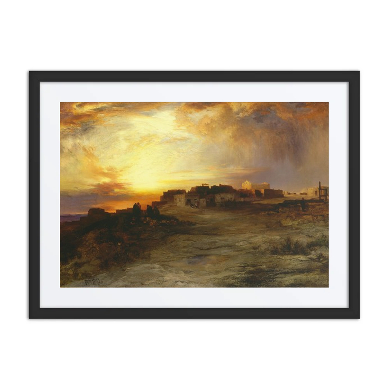 Pueblo at Sunset (Laguna)