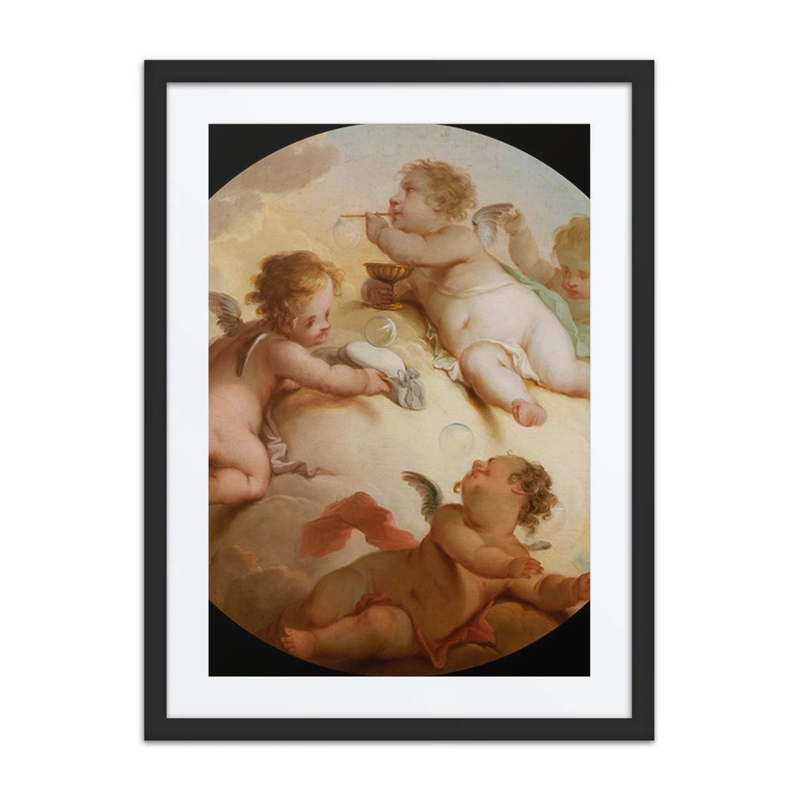 Putti Blowing Bubbles
