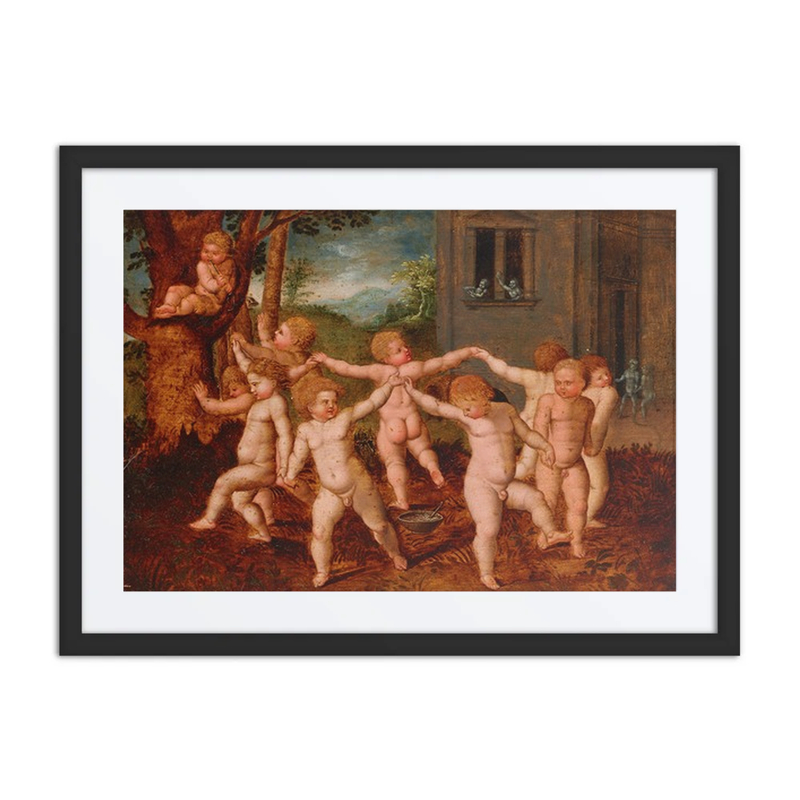 Putti Dancing in a Landscape