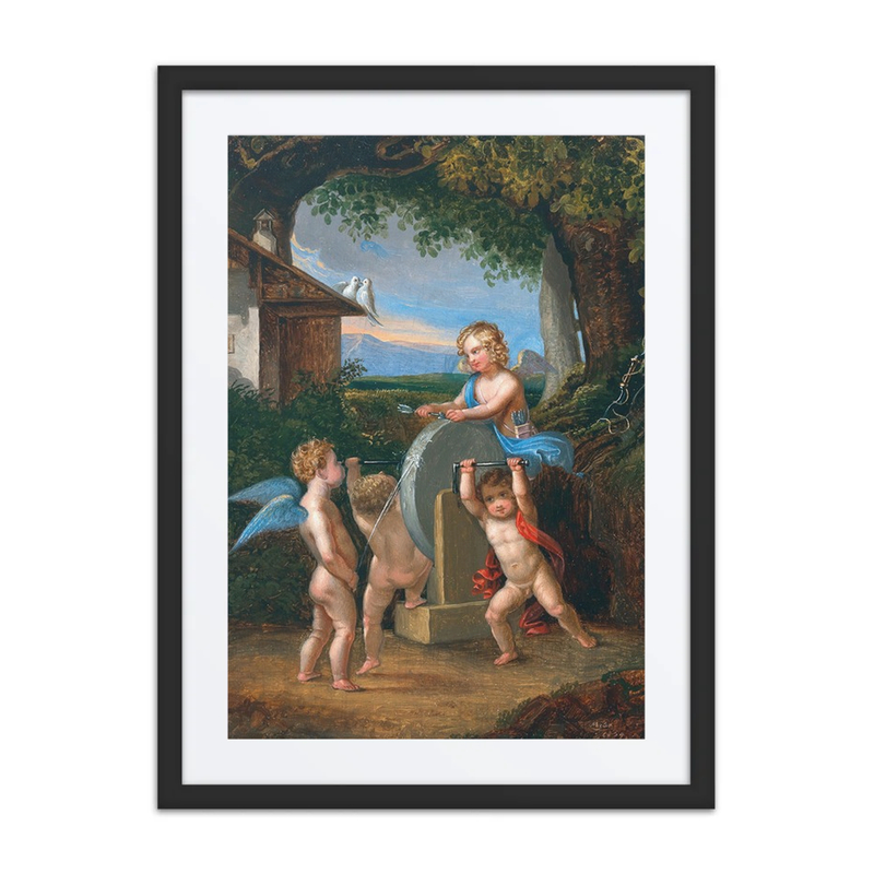 Putti Sharpening Cupid’s Arrow