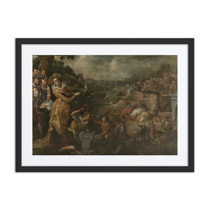 Queen Dido Orders the Building of Carthage