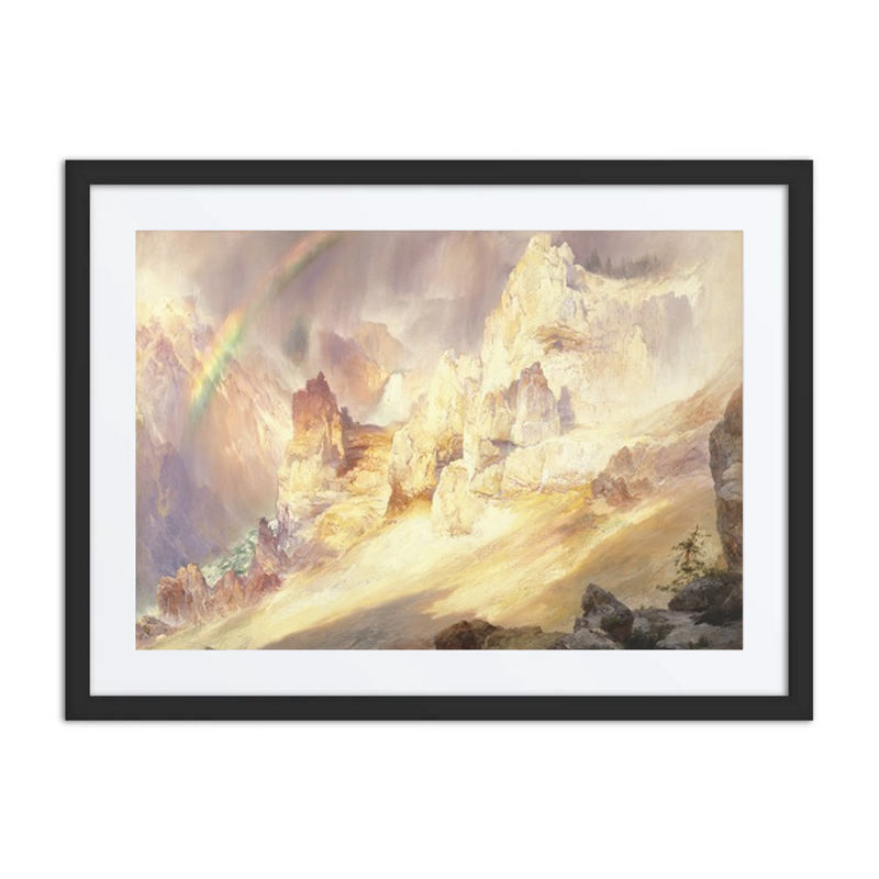 Rainbow over the Grand Canyon of the Yellowstone