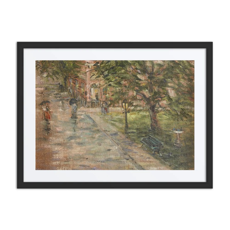 Rainy Street Scene