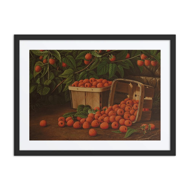 Raspberries in Basket